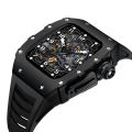 Richard Mille style Mod Kit For Apple Watch Series 8 7 45mm 44mm Aluminum alloy case fluororubber strap for i Watch 8 7 6 5 4 SE watch Modification accessories (not including watch) . 