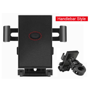 Holder Aluminium Alloy Motorcycle Phone Holder Waterproof Mobile Phone Mounts Stands Upgraded Adjustable Bike Phone Case VA220