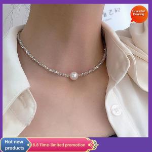 Graceful Fashion Clavicle Chain Broken Irregular Necklace Bracelet for Women Wedding Party Birthday Vintage Jewelry Gifts