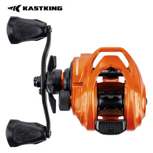 KastKing Lethal Blaze Baitcasting Fishing Reel 7.3:1 High-Speed Gear Ratio Low-Profile Baitcaster Lightweight Glass Fiber-Infused Nylon Frame Freshwater & Inshore Bass Fishing Reel