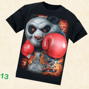 Áo thun Nam GẤU BOXING 35kg đến 73kg / Áo bé trai lớn in hình động vật