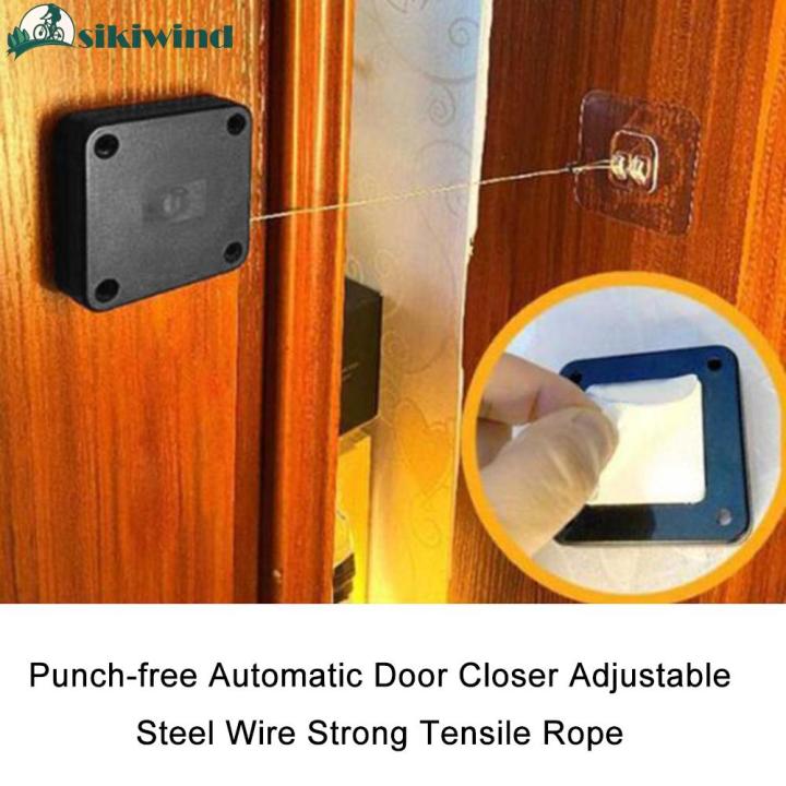 Punch-Free Automatic Sensor Door Closer – Portable For Home Office, US Seller