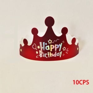 1/5/10CPS Birthday Hat Cap Children Handmade Party Kids Decoration Individually Crown Cake Party Hat