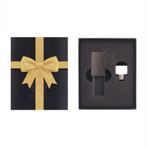 Personalized Name Metal Flash Drives Glowing Crystal 32GB USB High Speed U Disk Data Storage OTG Cables Gift Box