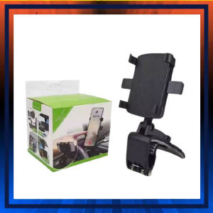 Tempat Holder Mobil Jepit HD-35 360° 3in1 Car Holder Penyangga HP GPS HD35