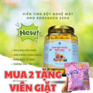 (mua 2 tặng 1 nước giặt )Viên Tinh Nghệ Mật Ong (đẹp da đau dạ dày)