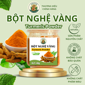 Bột Nghệ Vàng Hộp 50g Nguyên Chất Vietta Gia Vị Nấu Ăn Siêu Thơm