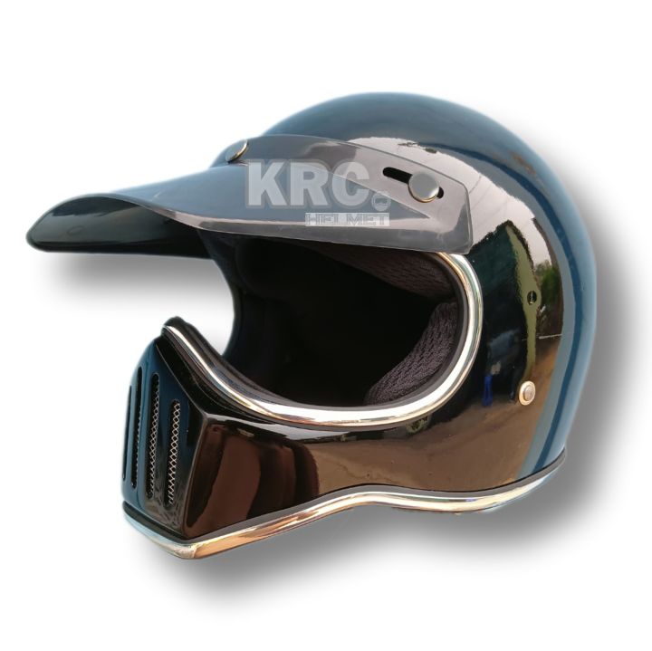 Harga Helm Full Face Helm Retro Terbaik Helm Cakil Custom Retro