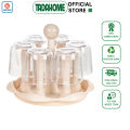 Khay Úp Ly Cốc Hình Hoa VIỆT NHẬT 1306/08/10, Giá Úp Ly Cốc Tay Cầm Tiện Lợi - TADAHOME. 