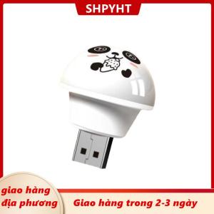 [COD] SHPYHT Giao hàng địa phương USB Panda nhân tạo thông minh bằng giọng nói kiểm soát ánh sáng ban đêm cạnh giường Cắm Trại Cắm trại sử dụng LED trong nhà ngủ đèn