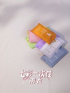 The New Model!!! Card Raincoat Thin Easy To Use Portable Transparent and Colorful