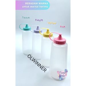 BOTOL KECAP PLASTIK 1000ML/BOTOL SAUS/SAOS/MAYONES/BOTOL CUKA/BOTOL BUMBU