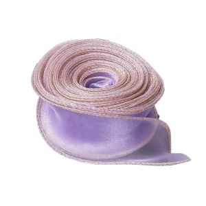 NAELIN Chiều rộng 4cm Ruy băng Organza Chiều dài 10 thước Thiết kế có dây Ruy băng màu trơn Vật tư đóng gói Kết cấu satin Ruy băng lụa chiffon Bó hoa