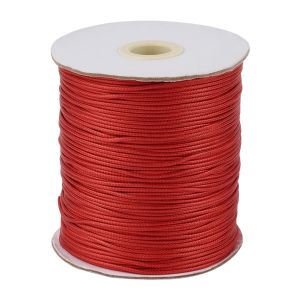 1 cuộn 0.5mm 1mm 1.5mm 2mm 3mm sáp dây polyester chỉ kết cườm dây đeo trang sức