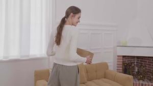 EverFoams Womens Plush Slip-On Slippers Warm Comfortable Soft Lightweight Memory Foam Indoor Home Shoes