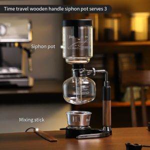 BINCOO Siphon Coffee Pot Home Manual Coffee Maker Coffee Appliances for Home and Office 3 Cups/5 Cups