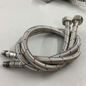 [HÀNG LOẠI 1]Dây cấp nước nóng lạnh Inox 304 dài 50/60/80cm FOXIS cao cấp chống rỉ sét