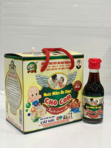 Hộp 6 chai Nước mắm cho bé an toàn 50ml/chai