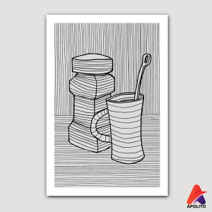 HIASAN DINDING AESTETIK HITAM PUTIH (20X30 CM ) WALL DECOR HIASAN DINDING BOHO AESTETIK