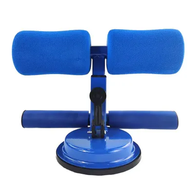 Strong Suction Sit Up Aids Self-Suction Portable Upgraded T Bar Ads Waist Abdomen Training Double-rod Sit Up Aids Training Gym Home Exercise Fitness
