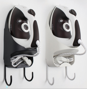 [Fast delivery] Iron Board Door Wall Mount Storage Rack Holder Hanger Cupboard Black/White 405*138.5*330mm iron board big size