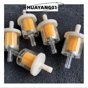 HUAYANG01 [HOT FASHION] 1PC Scooter Motorcycle Moped Scooter Dirt DIY Accessories Universal 8mm Hose Motorcycle Petrol Gas Fuel Gasoline Oil Filter