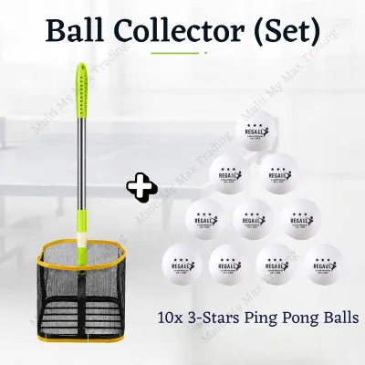 Ready Stock Ping Pong Ball Picker Collector (Ball Retriever) (Free 10 ping pong balls)