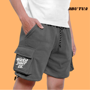 Celana Cargo Pendek Friend Dont Lie / Shortpant Cargo Fleece Size M L XL XXL Brand New Star Co