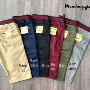 Quần Short Nam Kaki Lưng Thun Cao Cấp Full size 45-100kg
