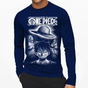 ONE PIECE | Kaos Lengan Panjang Pria & Wanita | Distro | Sablon | Murah | Produk Lokal | CIAO.ID