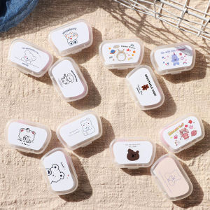 Contact Lens Case 3in1 Set with Mirror Cute Cartoon Random Design Mini Portable Travel Make Up Beauty Contact Lens Case | Cute Baby