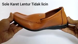 Sepatu Casual Slip-On Kulit Pria Dewasa & Santai Pria Kulit Asli