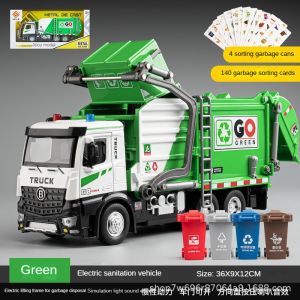 Tôi Biết Quy Mô Lớn Hợp Kim Xe chở rác Mô Hình-Điện Nâng Mô Phỏng Làm Sạch Xe hơi đồ chơi ô tô đồ chơi Cho Trẻ Em