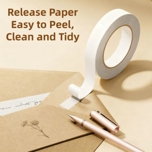 Double Sided Adhesive Tape White Strong Tape Sticker Sticky Paper DIY Craft Home Office School High Viscosity Strong Tapes