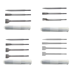 3/4 cái Bộ đục khoan búa điện bit điểm rãnh đục dẹt dụng cụ cầm tay cho gạch bê tông tường Rock phụ kiện