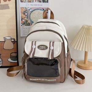 CUTE DIY Multiple Colors Itabag Nylon Zipper Bag Student Backpack Creative Kawaii Travel Backpack Girls and Boys