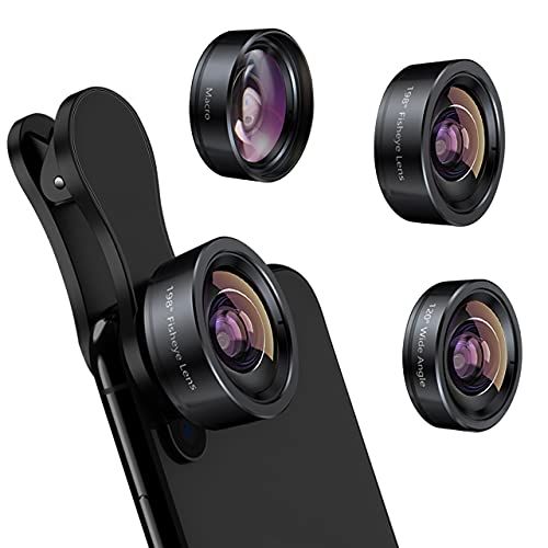 KEYWING Phone Camera Lens in Phone Lens Kit 198 Fisheye Lens