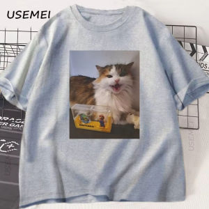 [Local Stock] HBESTY  Forsaken Skin 007n7 Love Cat T Shirt Men Women Game Cosplay Tshirt Funny Graphic Tees Cotton Short Sleeve Round Neck T-shirt