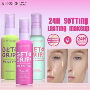 KUESICR การแต่งหน้าแบบใหม่สำหรับใบหน้าแบบด้านยาวนานน้ำมันควบคุมป้องกันรอยเปื้อนกันน้ำ