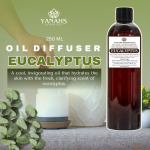 Eucalyptus Fragrance Oil – 250ml Oil-Based Scent | For Diffusers Humidifiers & Candle Burners