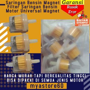 Saringan Bensin Magnet Filter Saringan Bensin Bengsin Motor Universal Penyaring Udara Magnet Bisa Untuk Semua Motor