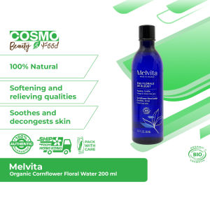 Melvita Organic Cornflower Floral Water 200 ml [Recommended for the eye area and to remove any final traces of make-up from skin.]