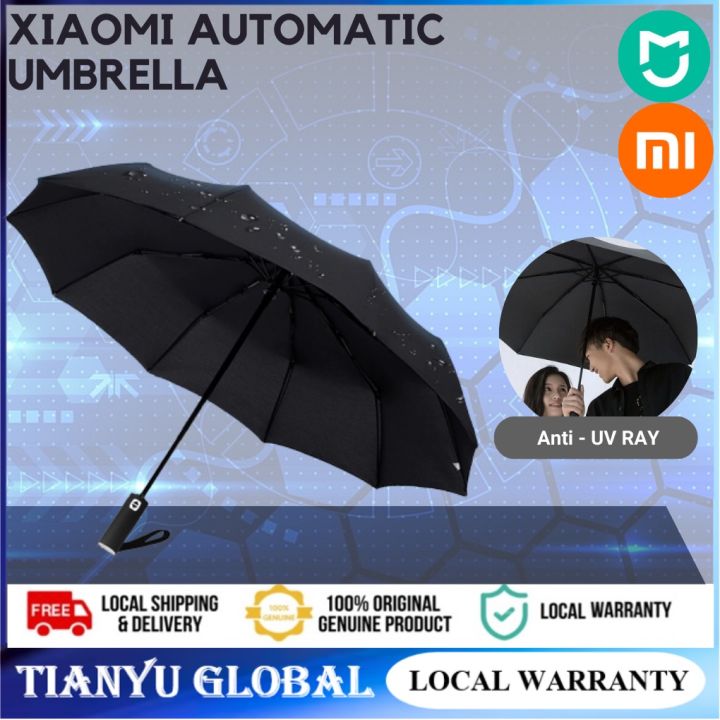 【SG READY STOCK】Original Xiaomi Mijia Automatic Folding Umbrella ...