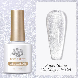 BORN PRETTY 2pcs/set 10ml Super Shine Cat Eye Gel Reflective Glitter Jelly color Soak Off UV LED Nail Arts Gel Varnish Semi Permanent Soak Off Color Gel Complete Set