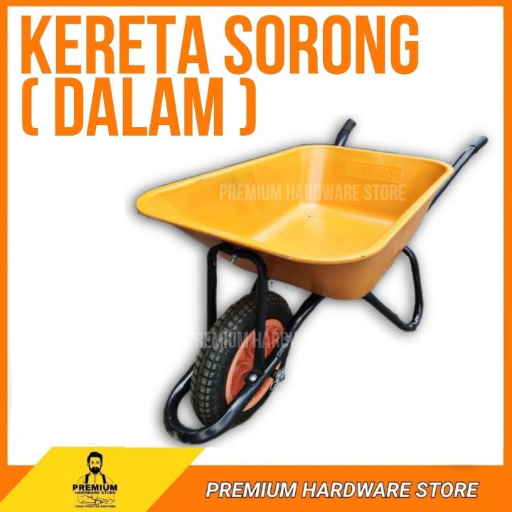 BELWAY HEAVY DUTY WHEEL BARROW KUNING KERETA SORONG | Lazada