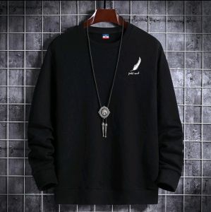 Bisa COD Sweater Keren Kaos Pria Distro Gold Rush Crewneck Kasual SweatShirt Elegan Sweter Bulu Kece