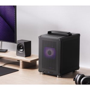 Jonsbo C6 M-atx Case  สีดำ ติดตั้งง่าย พกพาสะดวก