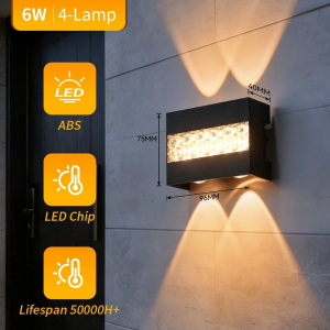 LED Wall Lamp 25W Outdoor Waterproof Lighting IP66 Wall Light Indoor