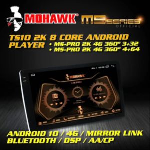 Original Mohawk MS PRO Series 2K Resolution QLED Car Android Player can add on 360 camera