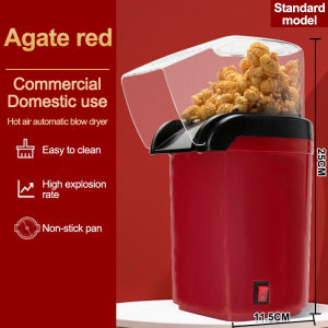 JF Upgraded Popcorn Maker Electric Machine Portable Household Blowing Popper Mesin Buat Popcorn